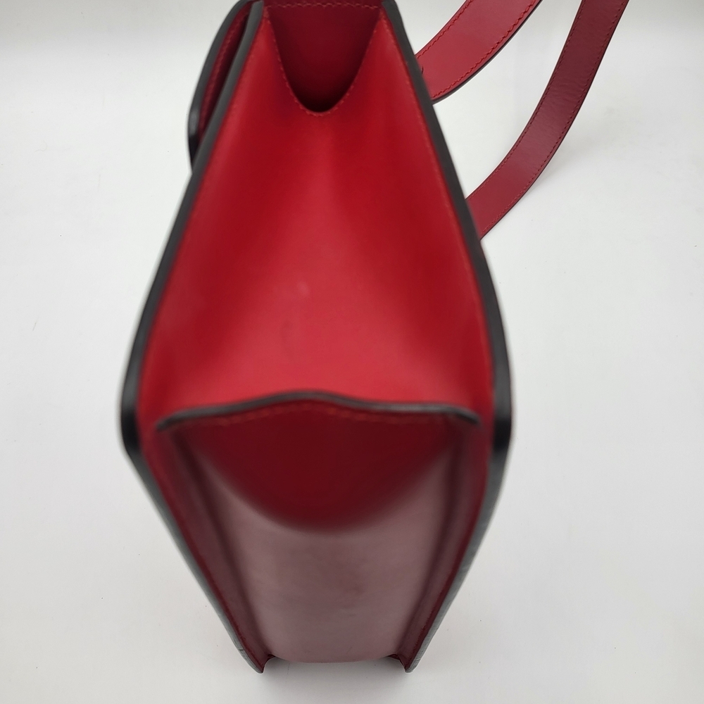 GUCCI Red Calfskin Leather Small Sylvie Shoulder Bag..Authentic.. - Picture 8 of 16